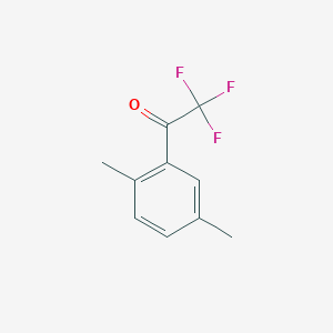 molecular formula C10H9F3O B065298 2',5'-Dimethyl-2,2,2-trifluoroacetophenone CAS No. 181828-02-4