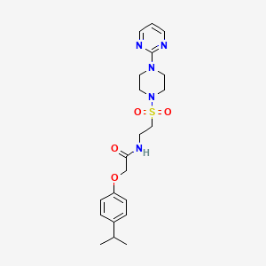 2-[4-(propan-2-yl)phenoxy]-N-(2-{[4-(pyrimidin-2-yl)piperazin-1-yl]sulfonyl}ethyl)acetamide