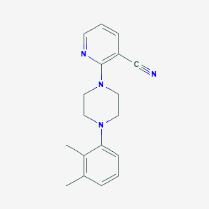 2-[4-(2,3-dimethylphenyl)piperazin-1-yl]pyridine-3-carbonitrile