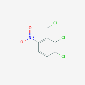 molecular formula C7H4Cl3NO2 B065322 2,3-Dichloro-6-nitrobenzyl chloride CAS No. 192124-88-2