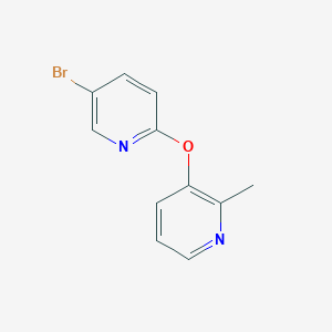 molecular formula C11H9BrN2O B6532425 5-bromo-2-[(2-methylpyridin-3-yl)oxy]pyridine CAS No. 1515225-81-6