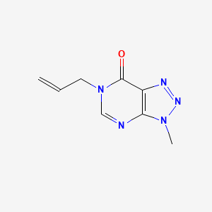 molecular formula C8H9N5O B6533046 3-methyl-6-(prop-2-en-1-yl)-3H,6H,7H-[1,2,3]triazolo[4,5-d]pyrimidin-7-one CAS No. 1060181-04-5