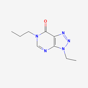 3-ethyl-6-propyl-3H,6H,7H-[1,2,3]triazolo[4,5-d]pyrimidin-7-one