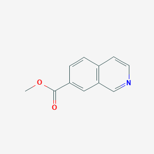 molecular formula C11H9NO2 B065334 Methyl isoquinoline-7-carboxylate CAS No. 178262-31-2