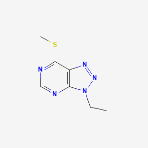 3-ethyl-7-(methylsulfanyl)-3H-[1,2,3]triazolo[4,5-d]pyrimidine