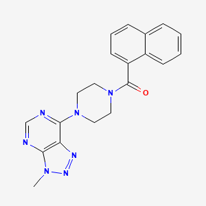 1-{3-methyl-3H-[1,2,3]triazolo[4,5-d]pyrimidin-7-yl}-4-(naphthalene-1-carbonyl)piperazine