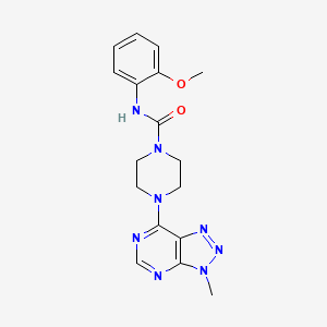 N-(2-methoxyphenyl)-4-{3-methyl-3H-[1,2,3]triazolo[4,5-d]pyrimidin-7-yl}piperazine-1-carboxamide