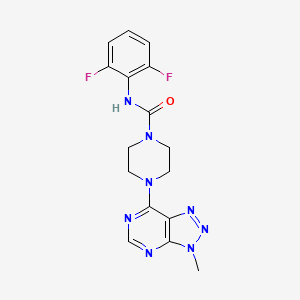 N-(2,6-difluorophenyl)-4-{3-methyl-3H-[1,2,3]triazolo[4,5-d]pyrimidin-7-yl}piperazine-1-carboxamide