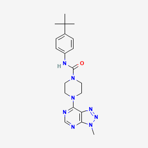 N-(4-tert-butylphenyl)-4-{3-methyl-3H-[1,2,3]triazolo[4,5-d]pyrimidin-7-yl}piperazine-1-carboxamide