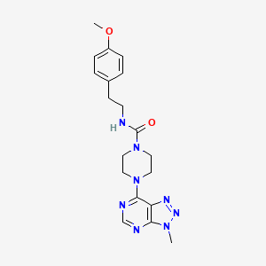 N-[2-(4-methoxyphenyl)ethyl]-4-{3-methyl-3H-[1,2,3]triazolo[4,5-d]pyrimidin-7-yl}piperazine-1-carboxamide