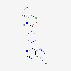 N-(2-chlorophenyl)-4-{3-ethyl-3H-[1,2,3]triazolo[4,5-d]pyrimidin-7-yl}piperazine-1-carboxamide