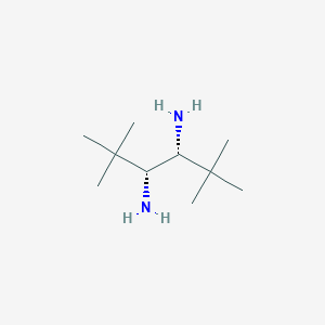 molecular formula C10H24N2 B065345 (R,R)-3,4-Diamino-2,2,5,5-tetramethylhexane CAS No. 171357-23-6