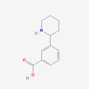 3-(piperidin-2-yl)benzoic acid