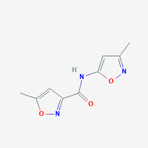 5-methyl-N-(3-methyl-1,2-oxazol-5-yl)-1,2-oxazole-3-carboxamide