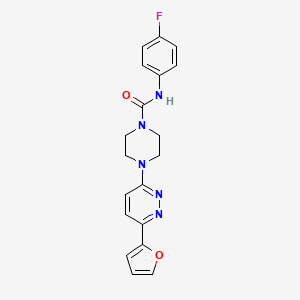 N-(4-fluorophenyl)-4-[6-(furan-2-yl)pyridazin-3-yl]piperazine-1-carboxamide