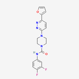 N-(3,4-difluorophenyl)-4-[6-(furan-2-yl)pyridazin-3-yl]piperazine-1-carboxamide