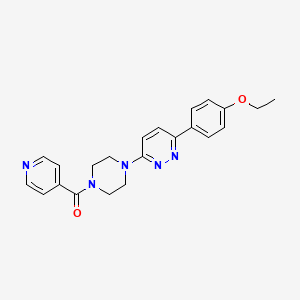 3-(4-ethoxyphenyl)-6-[4-(pyridine-4-carbonyl)piperazin-1-yl]pyridazine