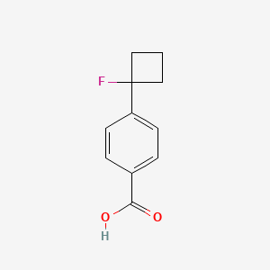 molecular formula C11H11FO2 B6535544 4-(1-fluorocyclobutyl)benzoic acid CAS No. 1236349-25-9