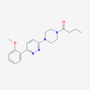 1-{4-[6-(2-methoxyphenyl)pyridazin-3-yl]piperazin-1-yl}butan-1-one