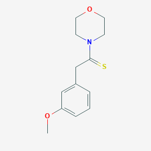 2-(3-methoxyphenyl)-1-(morpholin-4-yl)ethane-1-thione