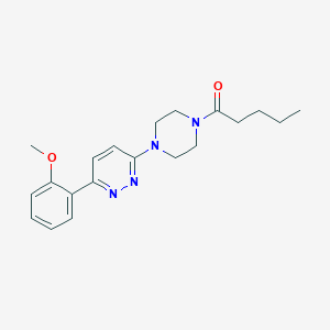 1-{4-[6-(2-methoxyphenyl)pyridazin-3-yl]piperazin-1-yl}pentan-1-one