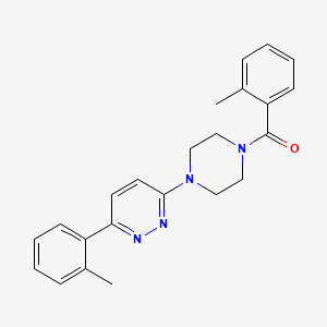 3-[4-(2-methylbenzoyl)piperazin-1-yl]-6-(2-methylphenyl)pyridazine