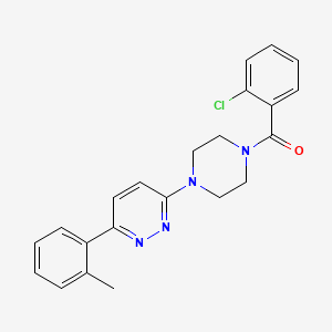 3-[4-(2-chlorobenzoyl)piperazin-1-yl]-6-(2-methylphenyl)pyridazine