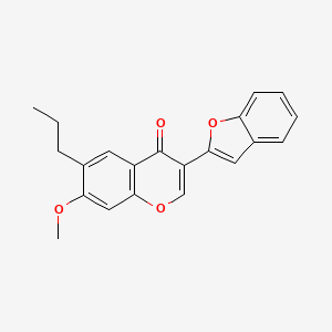 3-(1-benzofuran-2-yl)-7-methoxy-6-propyl-4H-chromen-4-one