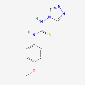 1-(4-methoxyphenyl)-3-(4H-1,2,4-triazol-4-yl)thiourea