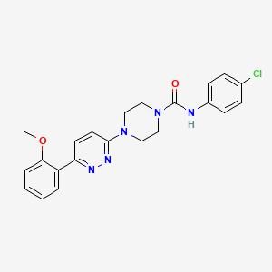 N-(4-chlorophenyl)-4-[6-(2-methoxyphenyl)pyridazin-3-yl]piperazine-1-carboxamide