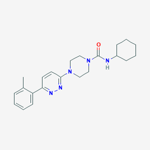 N-cyclohexyl-4-[6-(2-methylphenyl)pyridazin-3-yl]piperazine-1-carboxamide
