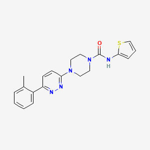 4-[6-(2-methylphenyl)pyridazin-3-yl]-N-(thiophen-2-yl)piperazine-1-carboxamide