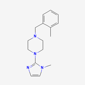 molecular formula C16H22N4 B6535927 1-(1-methyl-1H-imidazol-2-yl)-4-[(2-methylphenyl)methyl]piperazine CAS No. 1060214-43-8