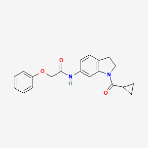 N-(1-cyclopropanecarbonyl-2,3-dihydro-1H-indol-6-yl)-2-phenoxyacetamide