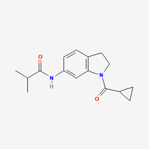 N-(1-cyclopropanecarbonyl-2,3-dihydro-1H-indol-6-yl)-2-methylpropanamide