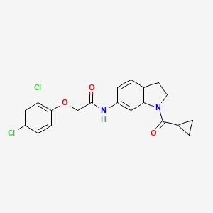 N-(1-cyclopropanecarbonyl-2,3-dihydro-1H-indol-6-yl)-2-(2,4-dichlorophenoxy)acetamide