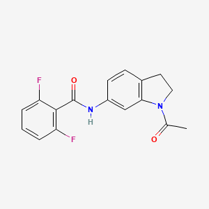 N-(1-acetyl-2,3-dihydro-1H-indol-6-yl)-2,6-difluorobenzamide