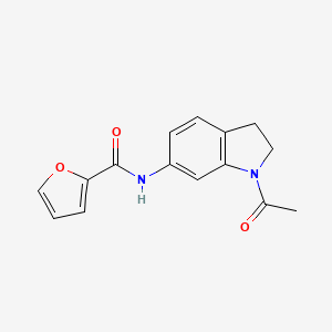 N-(1-acetyl-2,3-dihydro-1H-indol-6-yl)furan-2-carboxamide
