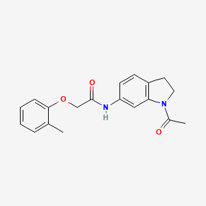 N-(1-acetyl-2,3-dihydro-1H-indol-6-yl)-2-(2-methylphenoxy)acetamide