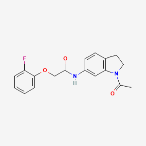 N-(1-acetyl-2,3-dihydro-1H-indol-6-yl)-2-(2-fluorophenoxy)acetamide