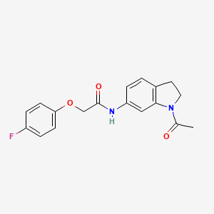 N-(1-acetyl-2,3-dihydro-1H-indol-6-yl)-2-(4-fluorophenoxy)acetamide