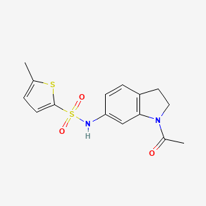 N-(1-acetyl-2,3-dihydro-1H-indol-6-yl)-5-methylthiophene-2-sulfonamide