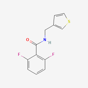 molecular formula C12H9F2NOS B6536692 2,6-difluoro-N-[(thiophen-3-yl)methyl]benzamide CAS No. 1060198-99-3