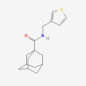 N-[(thiophen-3-yl)methyl]adamantane-1-carboxamide