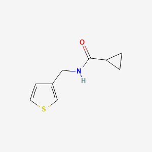 N-[(thiophen-3-yl)methyl]cyclopropanecarboxamide