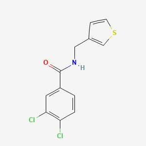 3,4-dichloro-N-[(thiophen-3-yl)methyl]benzamide