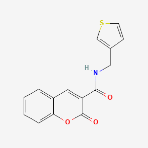 2-oxo-N-[(thiophen-3-yl)methyl]-2H-chromene-3-carboxamide