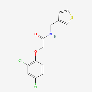 2-(2,4-dichlorophenoxy)-N-[(thiophen-3-yl)methyl]acetamide