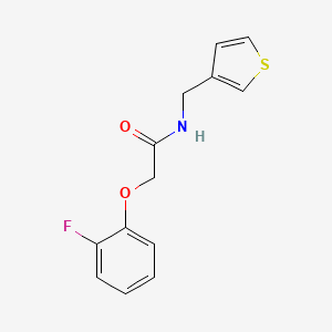 2-(2-fluorophenoxy)-N-[(thiophen-3-yl)methyl]acetamide