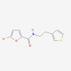 5-bromo-N-[2-(thiophen-3-yl)ethyl]furan-2-carboxamide